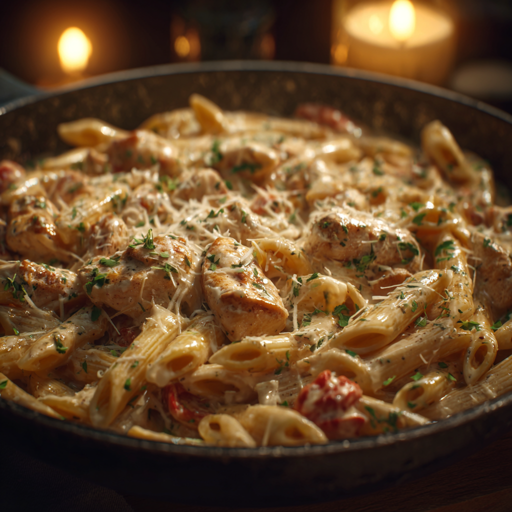 one pot chicken pasta creamy and easy