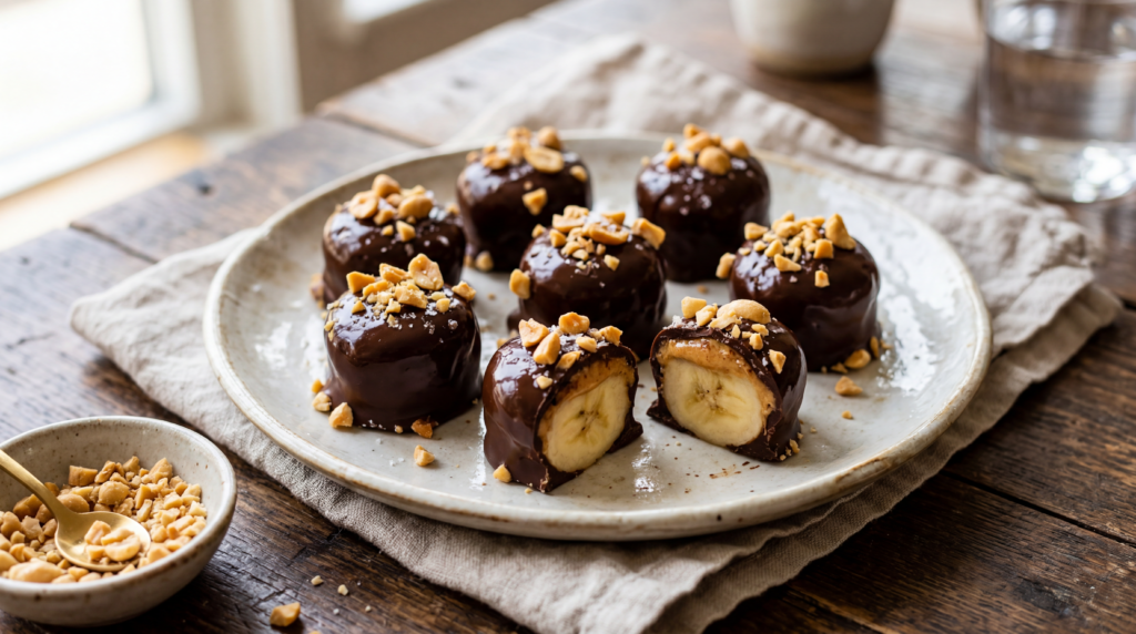 chocolate-banana-bites